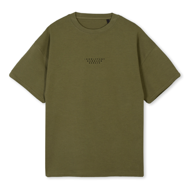 KXGREENSHIRT Kaki Oversized Tee.