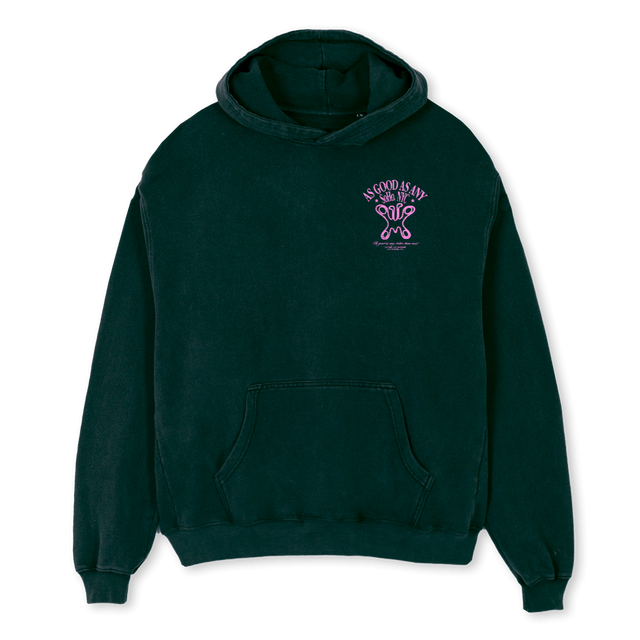 AAGAABUTTERFLYLIMITED_W Wild Green Oversized Hoodie.