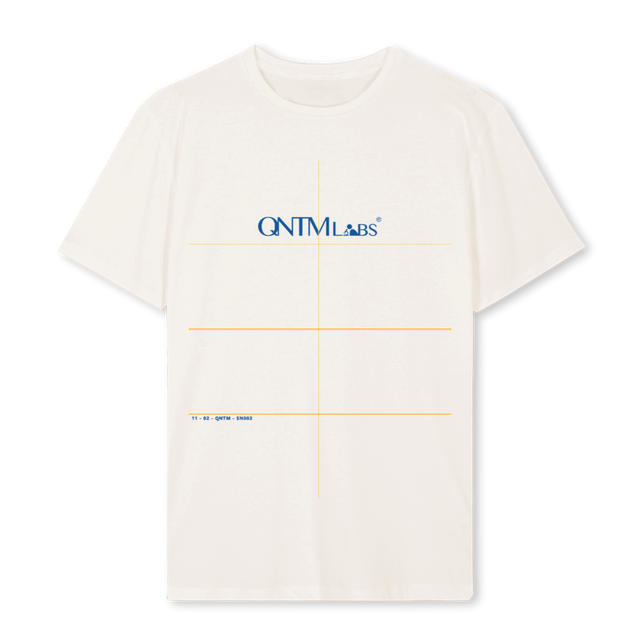 QNTM VINTAGE BL Vintage White Regular Tee.