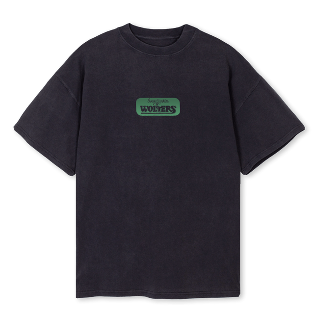COLORSWHITE_VB Vintage Black Oversized Tee