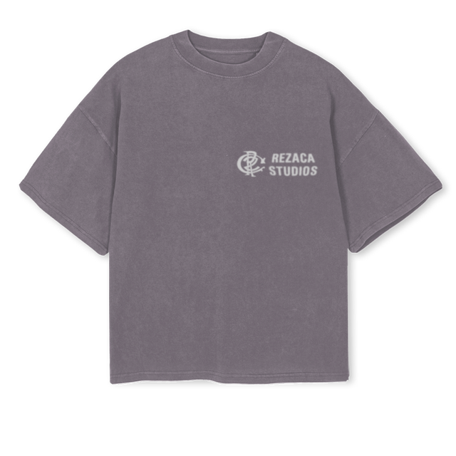 BALLETX_PG Pigment Grey Oversized Boxy Tee