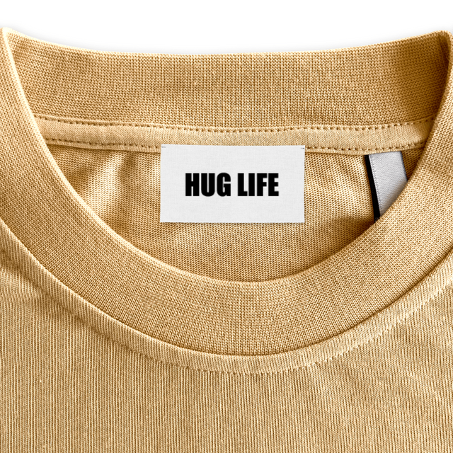 HUGLIFESWEDEN Custom Woven Neck Label.