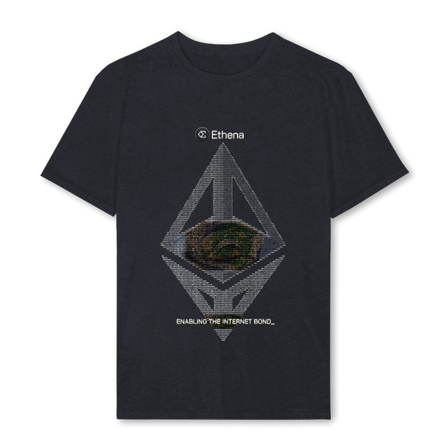 ETHENANORMAL Vintage Black Regular Tee.