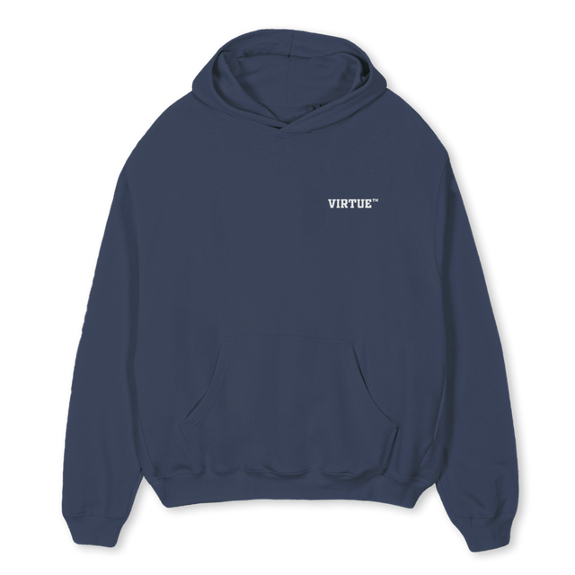 UNIHOODIEBLUE Navy Blue Oversized Hoodie.