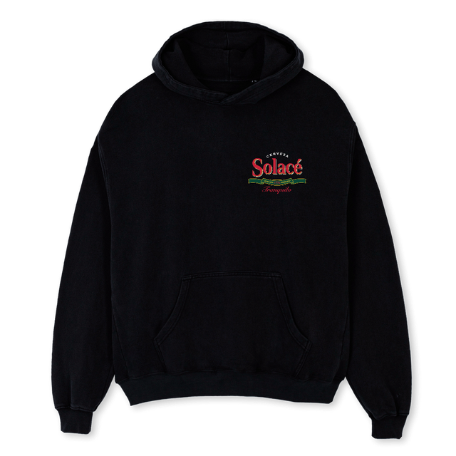 SOLACEBEER_4OSH Black Oversized Hoodie.