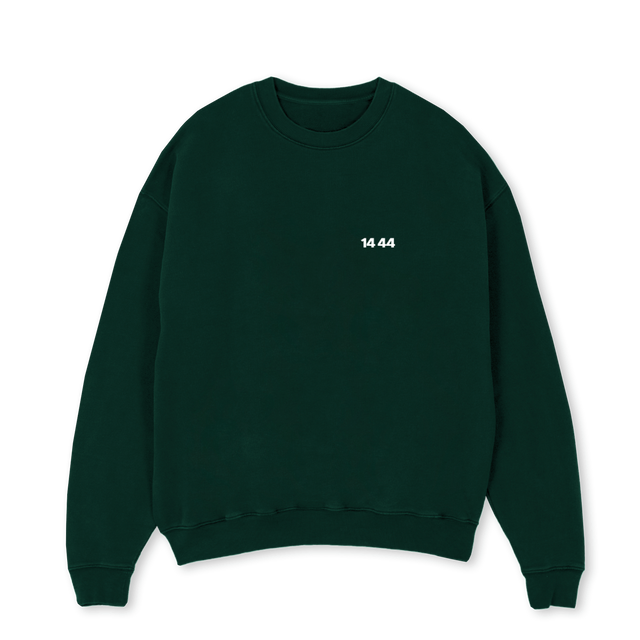 HBDBWCRE Wild Green Oversized Crewneck Sweater.