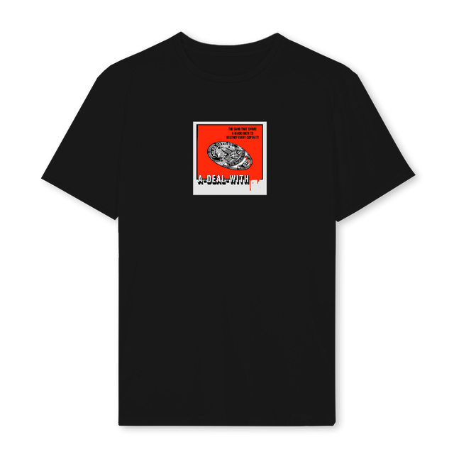 ADWASSLTPLRD Black Regular Tee.