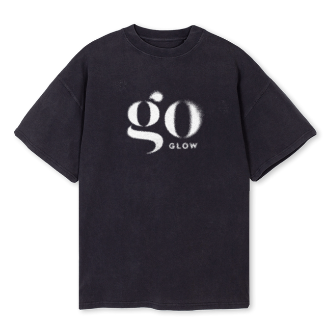 GGSHIRT Vintage Black Oversized Tee.