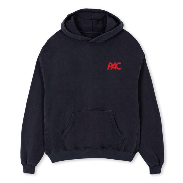 HOODIEVONE Vintage Black Oversized Hoodie.
