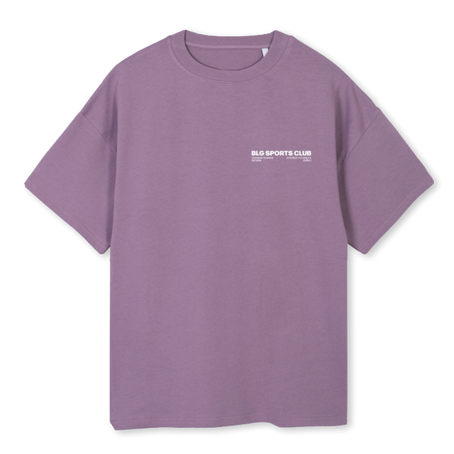 MANUEL_2 Purple Oversized Tee
