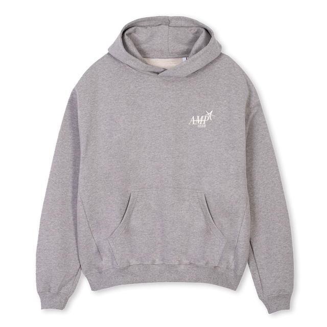 AMPCLUBSAMPLECNJ_G Grey Marl Oversized Hoodie