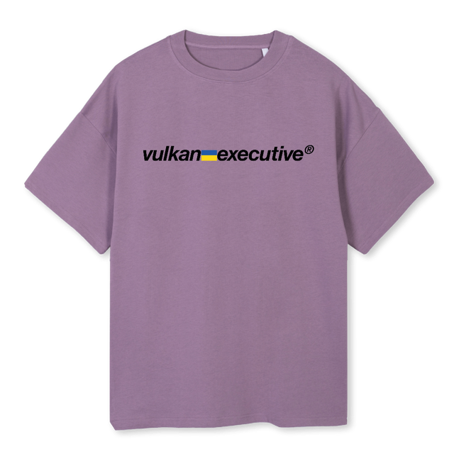 CHARITY LILLA Purple Oversized Tee.