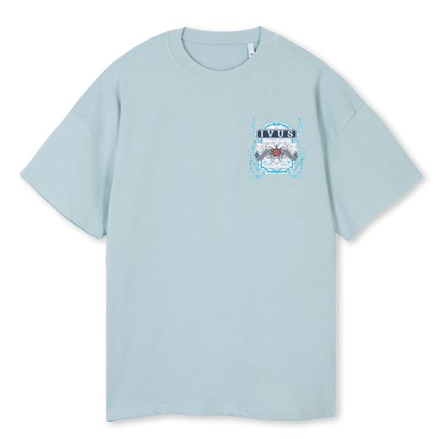 APERTIVUSONE Cold Blue Oversized Tee.