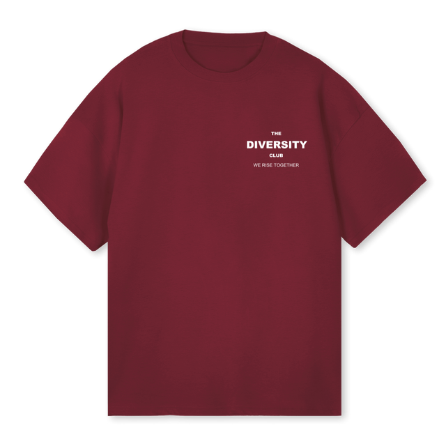 DCORIGINAL Burgundy Oversized Tee.