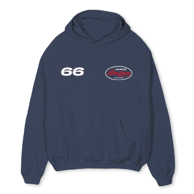 ARMSTRONG_NB_SP Navy Blue Oversized Hoodie