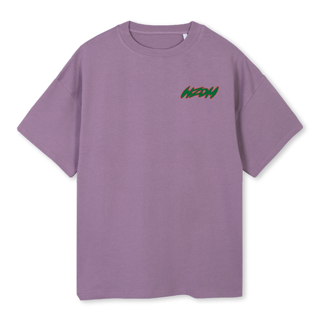 WZDM METHUSELAH  Purple Oversized Tee.