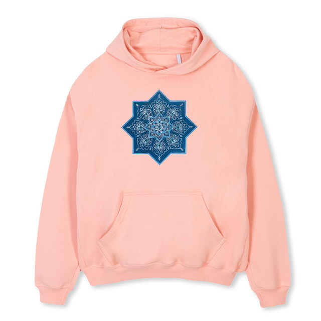 HOODIEOVERFLOWER Pink Clay Oversized Hoodie.