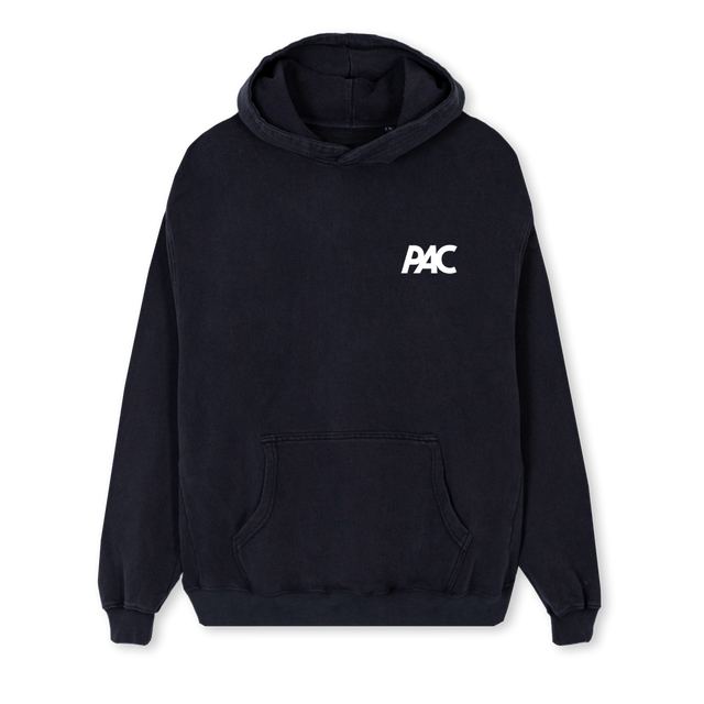 HOODIEONE Vintage Black Regular Hoodie.