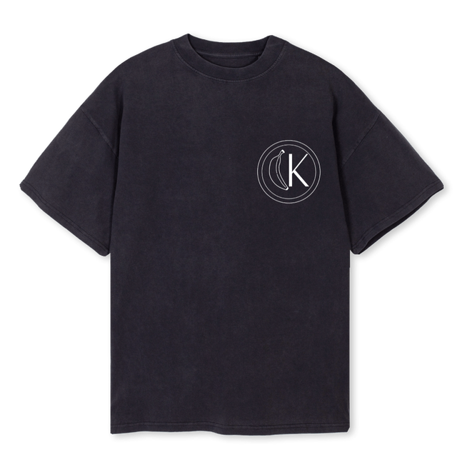 BANANA BTOC Vintage Black Oversized Tee.