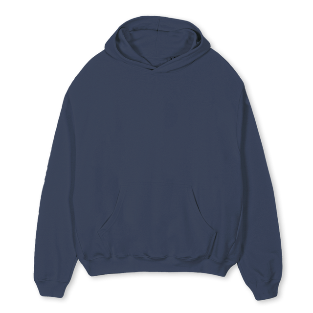 GREYCOREHSHOODIE Navy Blue Oversized Hoodie.