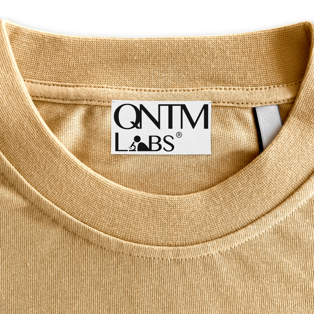 QNTM LABE Custom Neck Label.