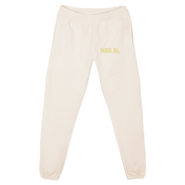 SERRUNI_VW Vintage White Relaxed Sweatpants