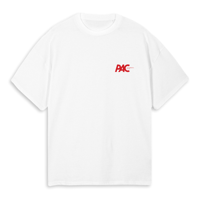 PACFINAL White Oversized Tee.
