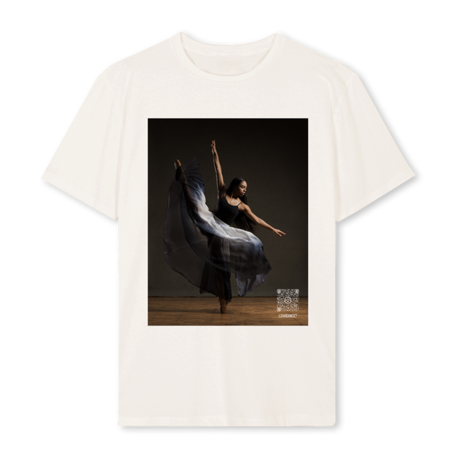 LEAH Vintage White Regular Tee.