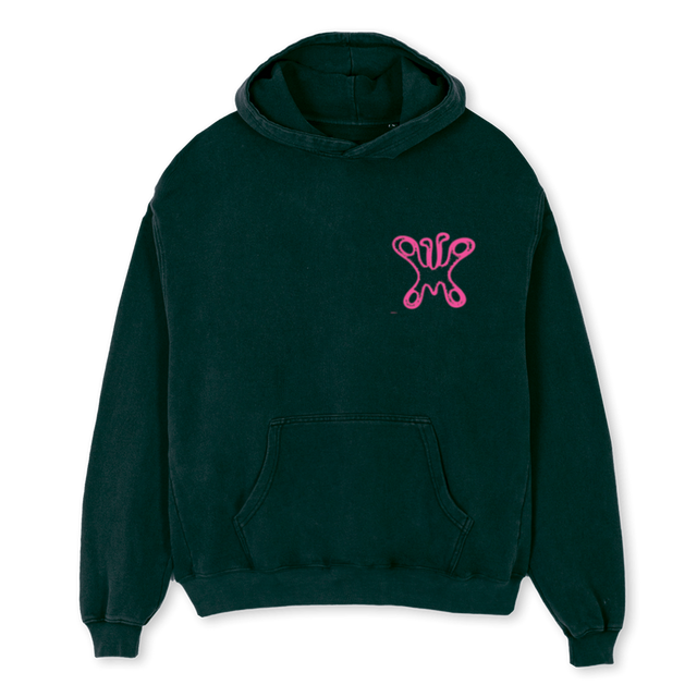 AAABUTTERFLY_WG Wild Green Oversized Hoodie.