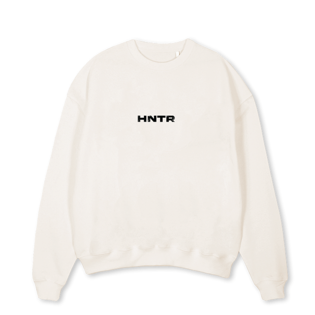 TBLACKP OSC Vintage White Oversized Crewneck Sweater.