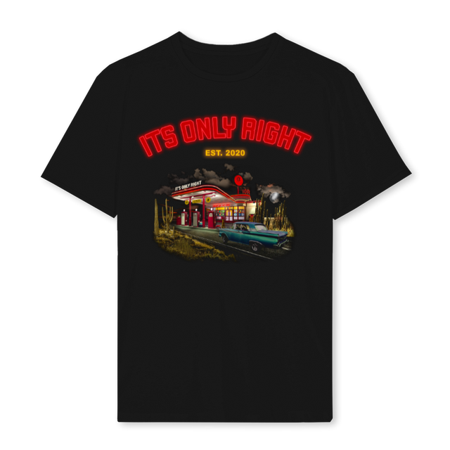 GAST Black Regular Tee.