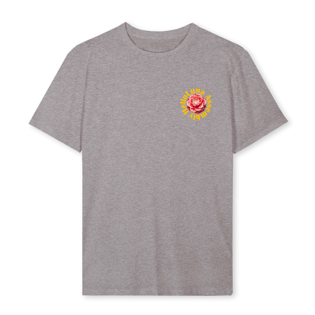 FLOWERCIRCLE_REG Grey Marl Regular Tee