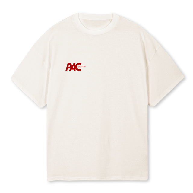 PACONE Vintage White Oversized Tee.