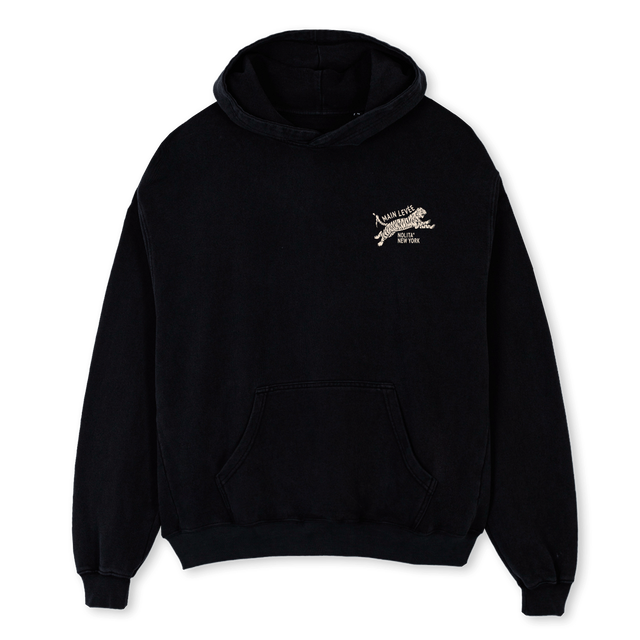 AMLCHINATOWNTIGER_C Black Oversized Hoodie.