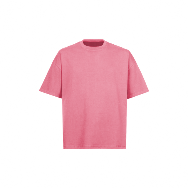 18-1755 TCX Vintage Rouge Red Oversized Boxy Tee.