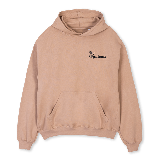 BYOPULENCEHOOD Croissant Oversized Hoodie.