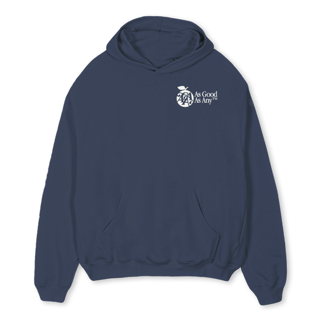 AGAAAPLE2_COLOUR Navy Blue Oversized Hoodie