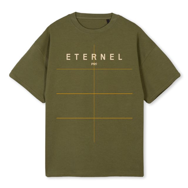 ETERNEL KAKI Kaki Oversized Tee.