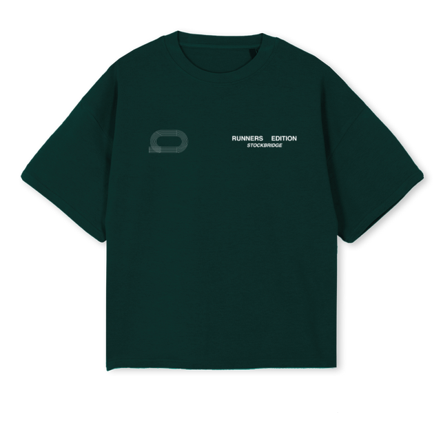 BLNK RUNNERS EDTI_WG Wild Green Oversized Boxy Tee