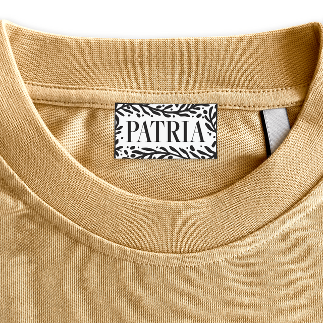 PATRIATAGS Custom Neck Label.