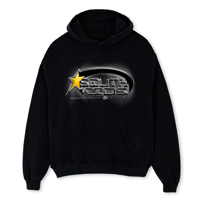 STARHOODIEV Black Oversized Hoodie.