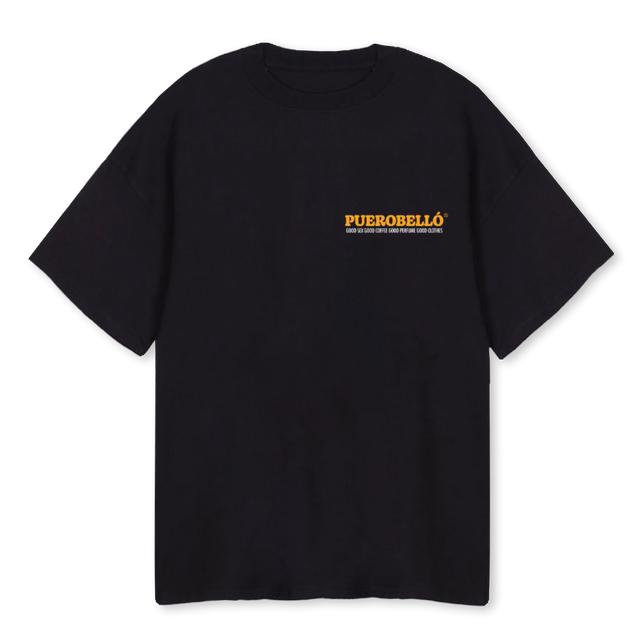 TGSTYNTWA Black Oversized Tee.