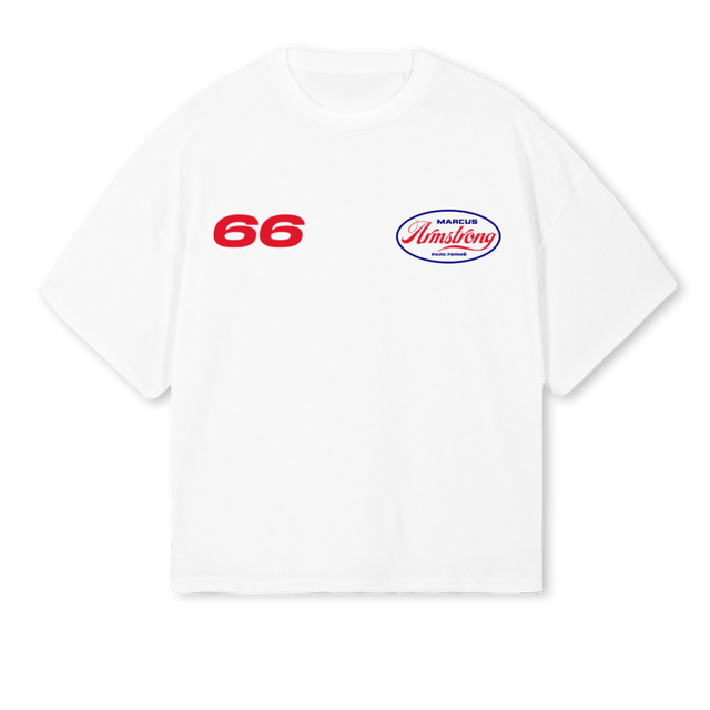 ARMSTRONG_SP White Oversized Boxy Tee