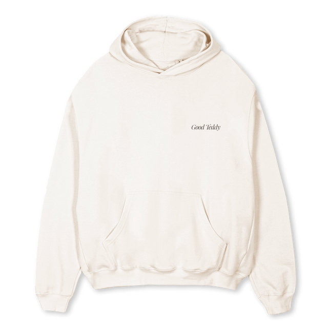 GTHOODIE Vintage White Oversized Hoodie.