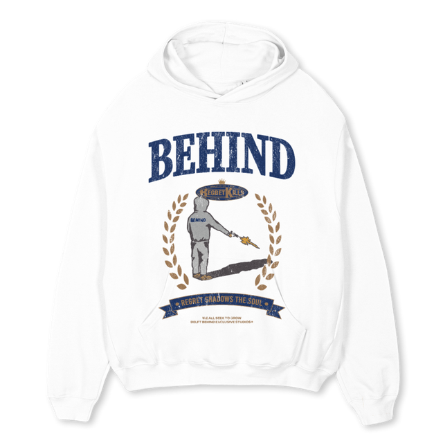 BEHINDSAMPLEONE_W White Oversized Hoodie.