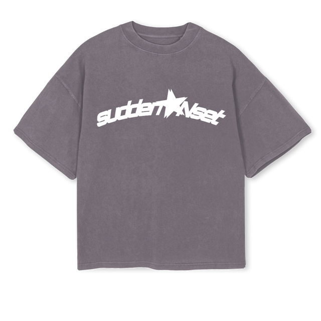 PRIMERD_2 Pigment Grey Oversized Boxy Tee.