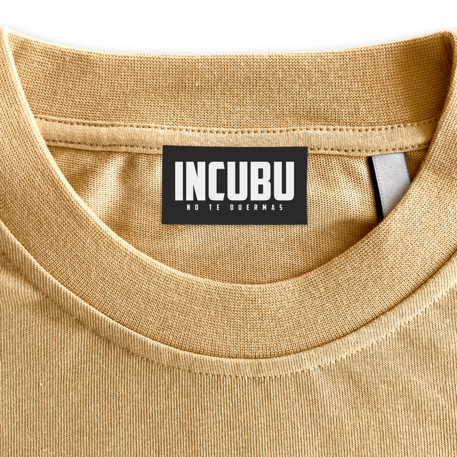 INCUBULAB Custom Woven Neck Label.