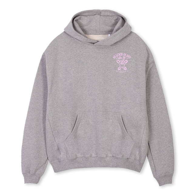 AGAABUTTERFLYLIMITED_GM Grey Marl Oversized Hoodie.