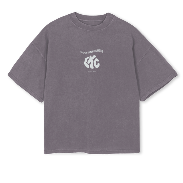 EKCTEEFINAL_PG Pigment Grey Oversized Boxy Tee