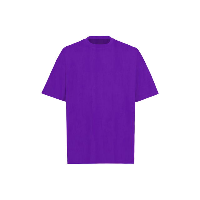19-3642 TCX Vintage Royal Purple Oversized Tee.